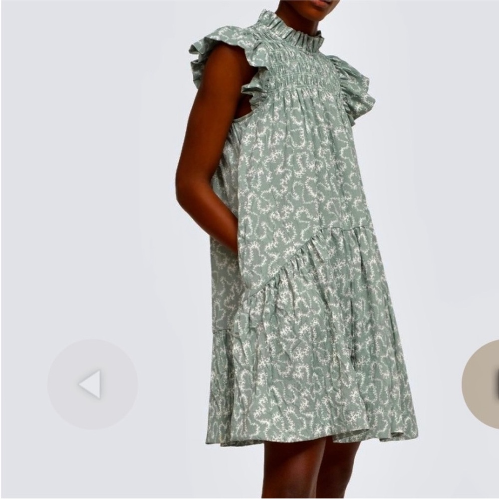 SEA Thandi Ruffle Mockneck Dress